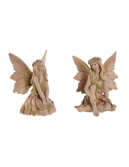 Figurine Décorative Home ESPRIT Multicouleur (2 Unités)