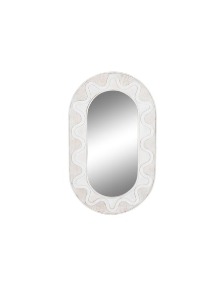 Miroir mural DKD Home Decor Blanc