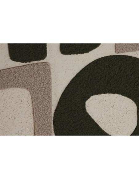 Cadre Home ESPRIT Vert Beige Abstrait Moderne (2 Unités)