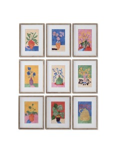 Cadre Home ESPRIT Urbaine 30 x 2,5 x 40 cm (9 Unités)