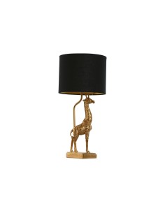 Lampe de bureau Home ESPRIT Noir Doré 20 x 20 x 53 cm
