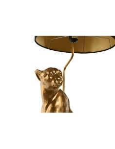 Lampe de bureau Home ESPRIT Noir Doré 33 x 33 x 78,5 cm 2