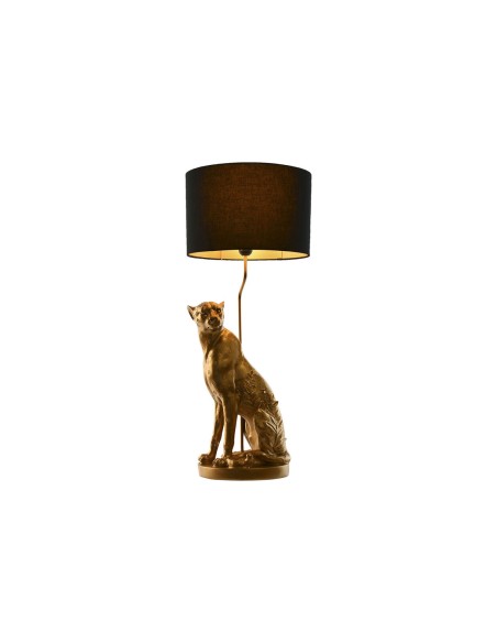 Lampe de bureau Home ESPRIT Noir Doré 33 x 33 x 78,5 cm