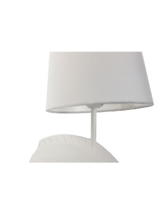 Applique Home ESPRIT Blanc Moderne Cheval Finition vieillie 220 V 18 x 21,5 x 50,5 cm (2 Unités) 2