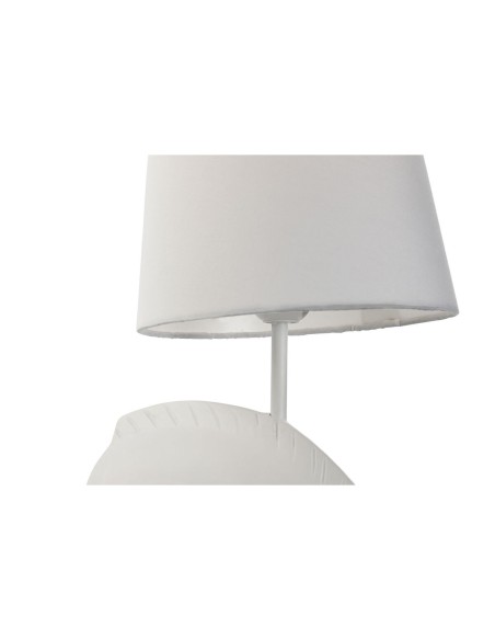 Applique Home ESPRIT Blanc Moderne Cheval Finition vieillie 220 V 18 x 21,5 x 50,5 cm (2 Unités)