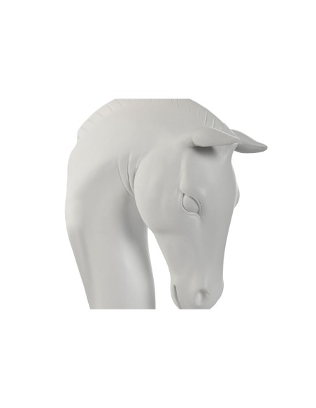 Applique Home ESPRIT Blanc Moderne Cheval Finition vieillie 220 V 18 x 21,5 x 50,5 cm (2 Unités)