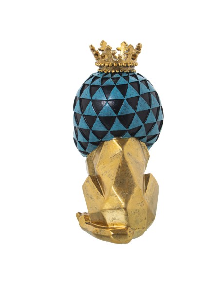 Figurine Décorative Alexandra House Living Doré Acrylique Plastique Mélamine Lion