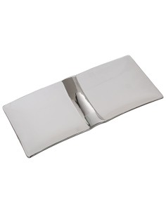 Centre de Table Alexandra House Living Blanc Argenté 31 x 14 x 3 cm 2