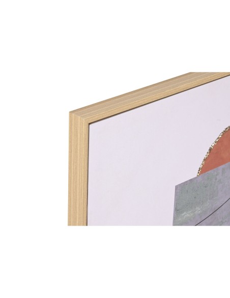 Cadre Home ESPRIT polystyrène Toile Abstrait Urbaine 62,5 x 2,8 x 62,5 cm (2 Unités)