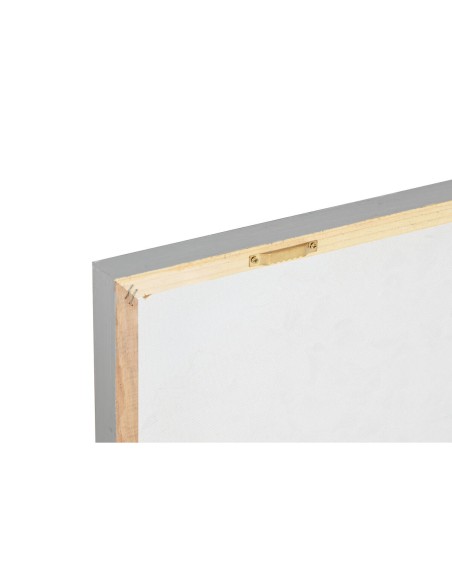 Cadre Home ESPRIT Doré Toile Bois MDF Arbre Traditionnel 90 x 3 x 30 cm (2 Unités)