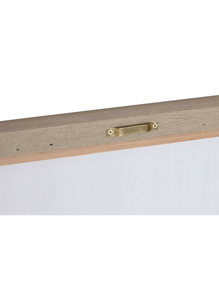 Cadre Home ESPRIT Marron Beige polystyrène Toile Urbaine 52,5 x 2,8 x 52,5 cm (2 Unités)