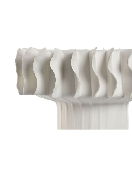 Centre de Table Home ESPRIT Blanc Ondes Moderne 22 x 22 x 14 cm