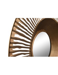Miroir mural Home ESPRIT Cuivre 70 x 8,5 x 70 cm 2
