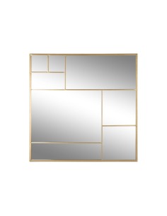 Miroir mural Home ESPRIT Doré 90 x 2 x 90 cm