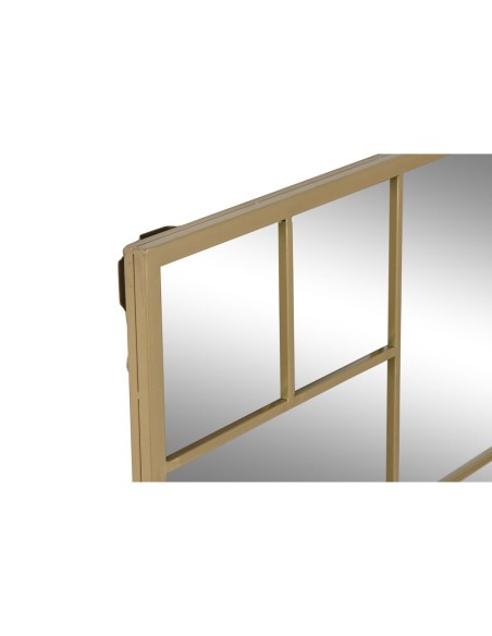 Miroir mural Home ESPRIT Doré 90 x 2 x 90 cm