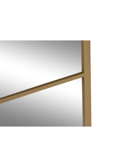 Miroir mural Home ESPRIT Doré 90 x 2 x 90 cm