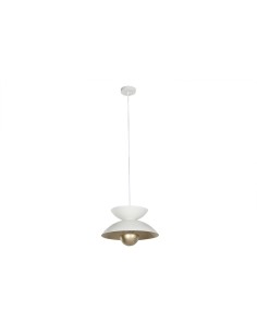 Suspension Home ESPRIT Blanc Doré Métal 50 W 36 x 36 x 22 cm