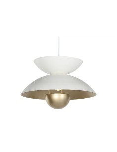 Suspension Home ESPRIT Blanc Doré Métal 50 W 36 x 36 x 22 cm 2