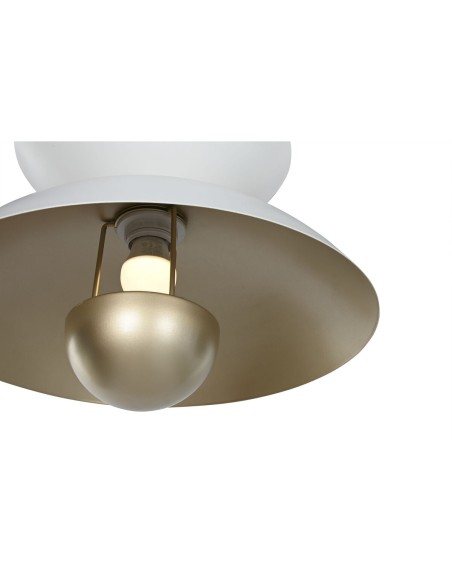 Suspension Home ESPRIT Blanc Doré Métal 50 W 36 x 36 x 22 cm
