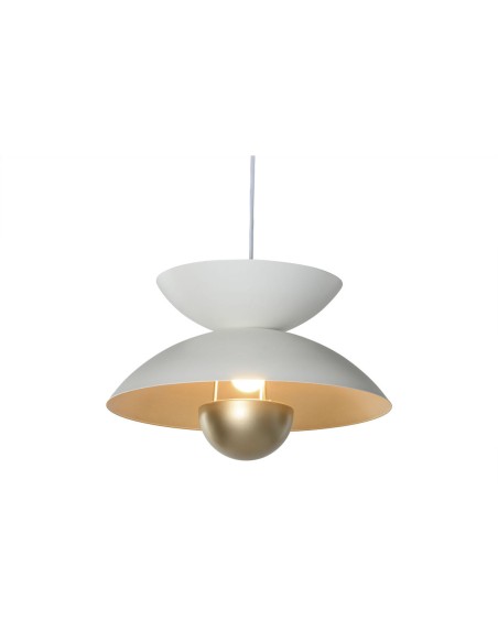 Suspension Home ESPRIT Blanc Doré Métal 50 W 36 x 36 x 22 cm