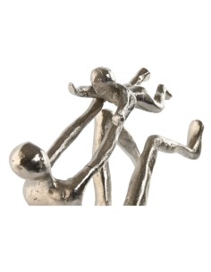 Figurine Décorative Home ESPRIT Argenté 25 x 8 x 14 cm (2 Unités) 2