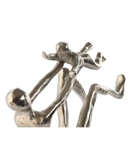 Figurine Décorative Home ESPRIT Argenté 25 x 8 x 14 cm (2 Unités)