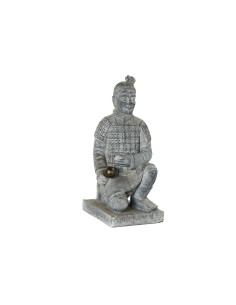 Figurine Décorative Home ESPRIT Gris clair Oriental Guerrier 39 x 35 x 78 cm 33 x 34 x 76 cm