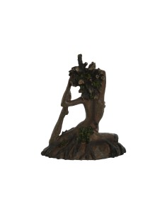 Figurine Décorative Home ESPRIT Marron Yoga Indien 13 x 6 x 16 cm (2 Unités) 2