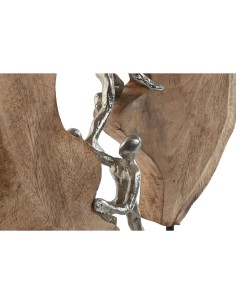 Figurine Décorative Home ESPRIT Marron Argenté 35 x 9 x 52 cm 2