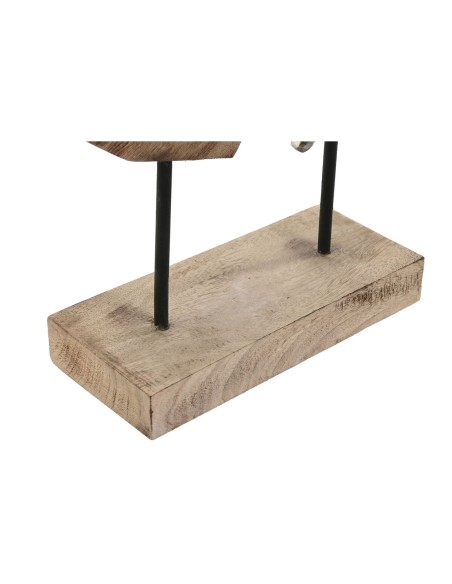 Figurine Décorative Home ESPRIT Marron Argenté 35 x 9 x 52 cm