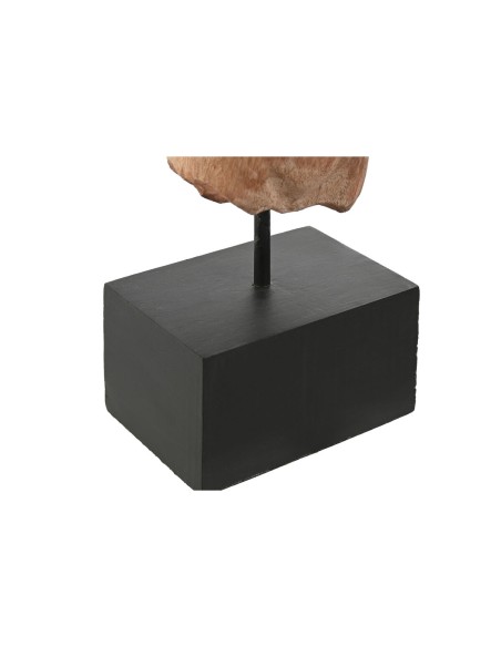 Figurine Décorative Home ESPRIT Marron Noir Femme Homme 13 x 9 x 40 cm (2 Unités)