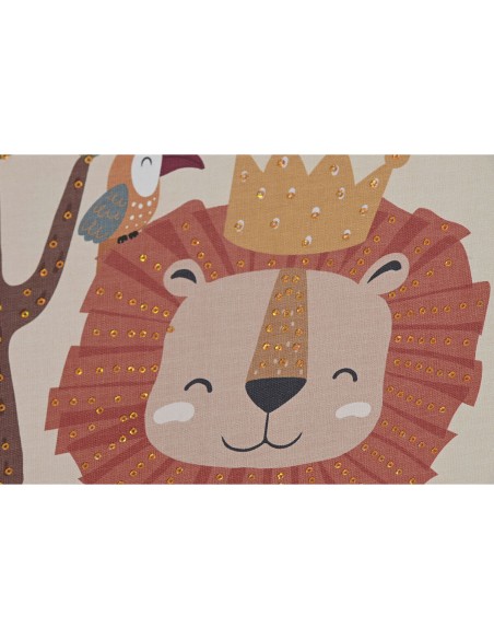 Cadre Home ESPRIT Enfant animaux 30 x 3 x 40 cm (4 Unités)