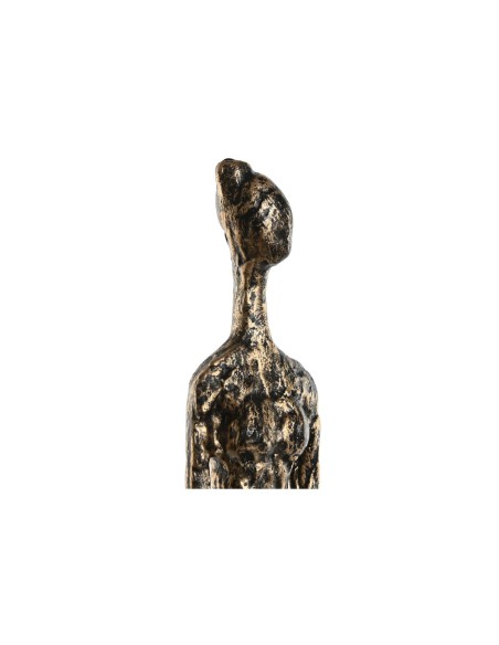 Figurine Décorative Home ESPRIT Noir Gris foncé Moderne Personnes 11,5 x 11,5 x 70 cm