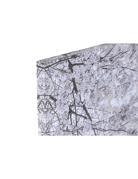 Cadre Home ESPRIT Blanc Doré Paillettes Londres Loft 150 x 3 x 100 cm (2 Unités)