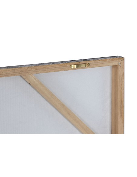 Cadre Home ESPRIT Blanc Doré Paillettes Londres Loft 150 x 3 x 100 cm (2 Unités)