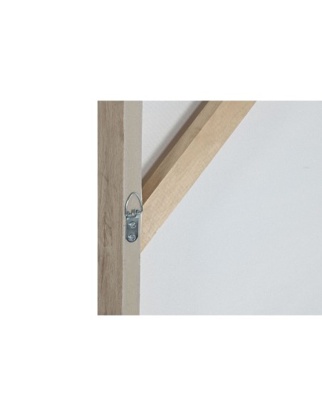 Cadre Home ESPRIT Blanc Beige Abstrait Moderne 102 x 3,2 x 102 cm (2 Unités)