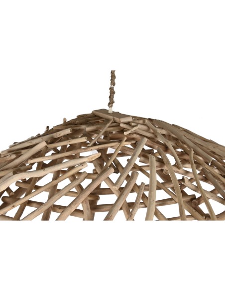 Suspension Home ESPRIT Naturel Bois Bois d'eucalyptus 50 W 100 x 100 x 18 cm