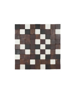 Décoration murale Home ESPRIT Blanc Noir Naturel Moderne 90 x 4 x 90 cm