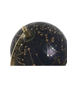 Globe terrestre Home ESPRIT Bleu Doré Naturel Vintage 15 x 15 x 24 cm 2