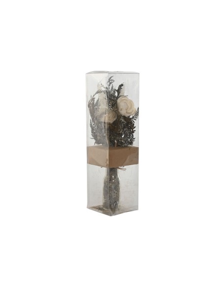 Plante décorative Home ESPRIT Verre Fleur 11 x 11 x 40 cm (3 Unités)