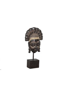 Figurine Décorative Romimex Doré Africaine 20 x 39 x 10 cm
