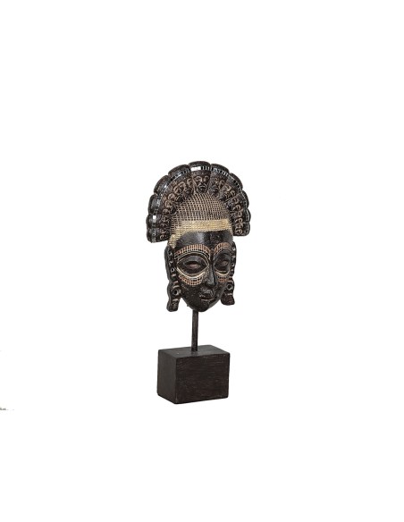 Figurine Décorative Romimex Doré Africaine 20 x 39 x 10 cm