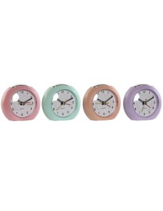 Horloge de table Home ESPRIT Rose Corail Lila 10 x 4,7 x 9 cm