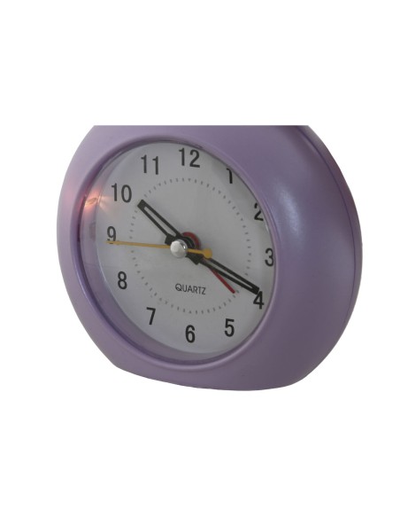 Horloge de table Home ESPRIT Rose Corail Lila 10 x 4,7 x 9 cm