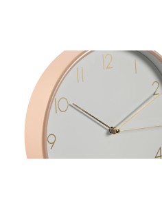 Horloge Murale Home ESPRIT Corail Menthe Lila PVC 25,5 x 4,3 x 25,5 cm (3 Unités) 2
