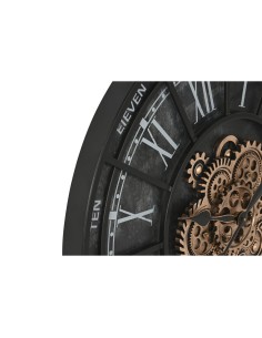 Horloge Murale Home ESPRIT Noir Fer 75 x 7 x 75 cm