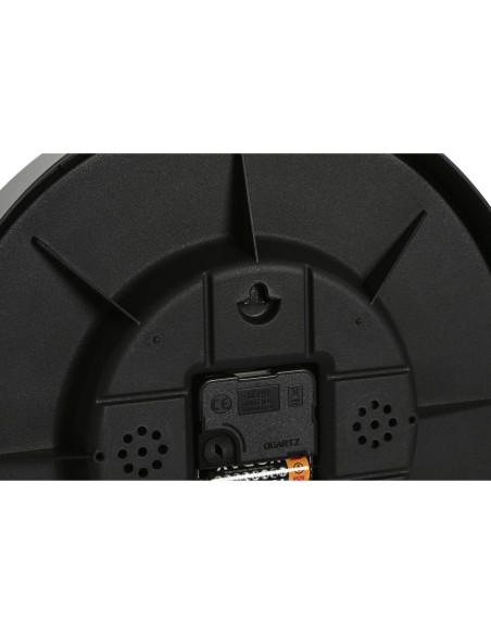 Horloge Murale Home ESPRIT Noir Gris PVC 30 x 4,7 x 30 cm (2 Unités)