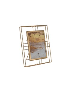 Cadre photo Home ESPRIT Doré Métal Verre 18,5 x 2,5 x 23,5 cm (12 Unités)