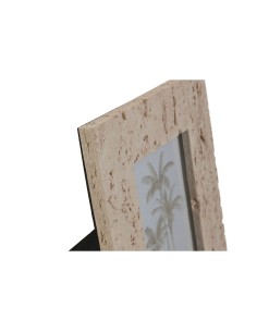 Cadre photo Home ESPRIT Beige Résine Verre Marbre Urbaine 18 x 2 x 22 cm 2