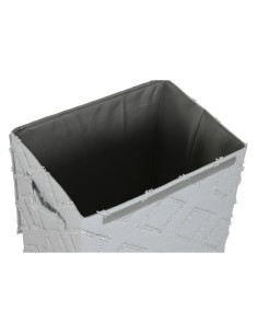 Panier Home ESPRIT Gris Crème 40 x 30 x 50 cm (2 Unités) 2